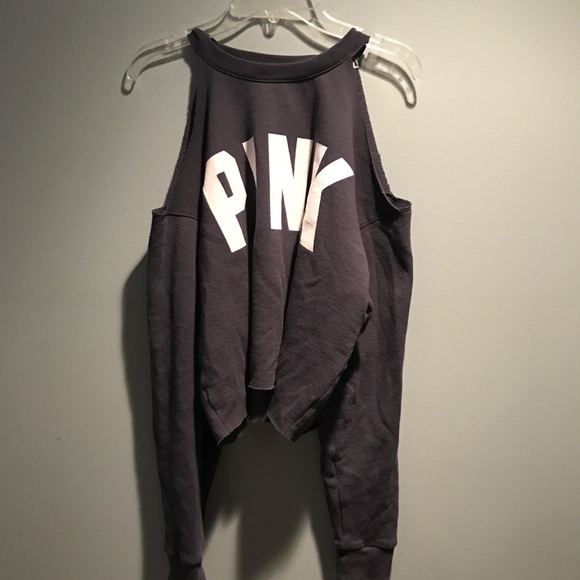 PINK Victoria's Secret Tops - Pink Cold Shoulder sweatshirt